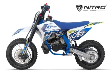 Nitro Motors 50cc NRG50 RS Racing Dirtbike 12/ 10 Zoll 2 Takter mit Kickstarter